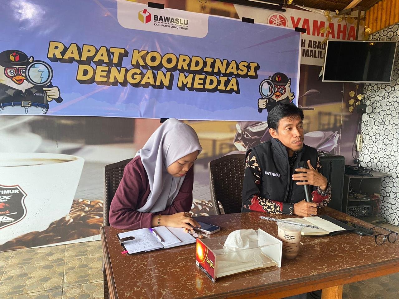 Bawaslu Luwu Timur Gelar Rapat Koordinasi dengan Media Bahas Tahapan Pilkada 2024